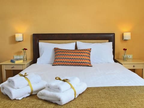 Superior double room with wooden floor and lake view